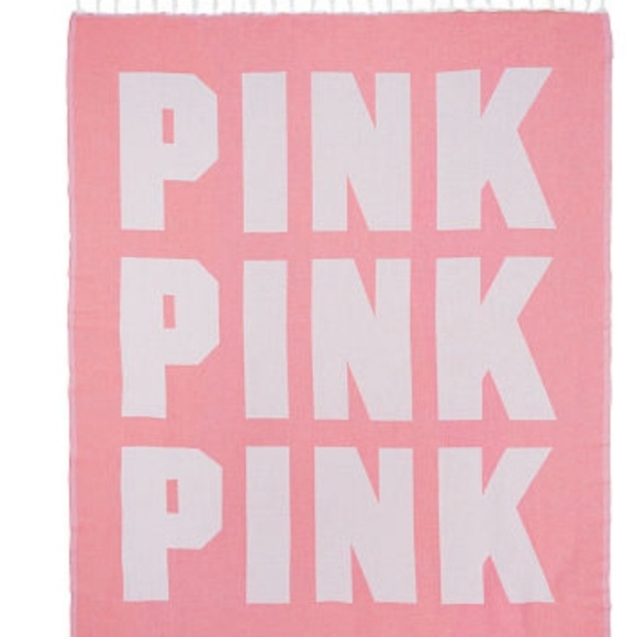 PINK Victoria's Secret Accessories - Vs pink beach blanket